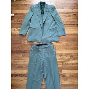 Frere Women’s Suit Blazer And Pants Green Size:see Photo